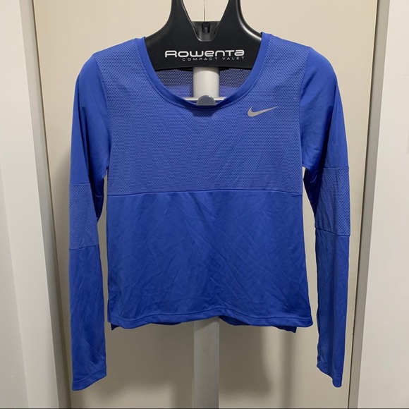 Nike Women’s Dri-Fit Long Sleeve Running Top - Picture 2 of 7
